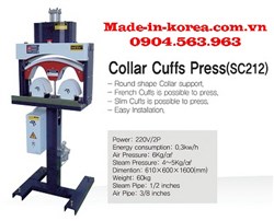 Collar cuffs press Model SC212